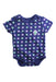A Blue Short Sleeve Bodysuits from Wimbledon in size 3-6M for neutral. (Front View)