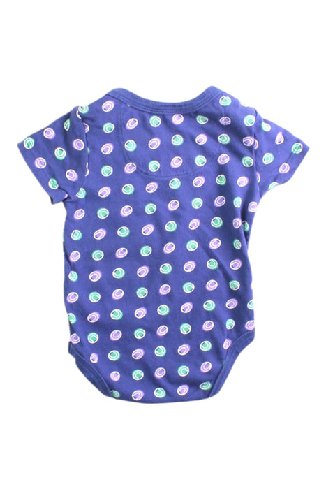 A Blue Short Sleeve Bodysuits from Wimbledon in size 3-6M for neutral. (Back View)