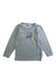 A Grey Long Sleeve T Shirts from Petit Bateau in size 6T for boy. (Front View)