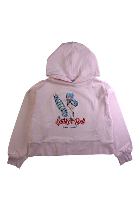 A Pink Hooded Sweatshirts from Monnalisa in size 10Y for girl. (Front View)