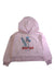 A Pink Hooded Sweatshirts from Monnalisa in size 10Y for girl. (Front View)