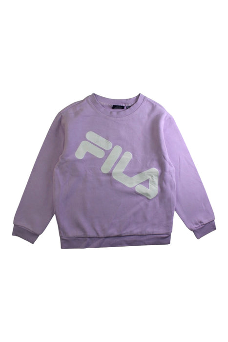A Purple Crewneck Sweatshirts from Fila in size 10Y for girl. (Front View)