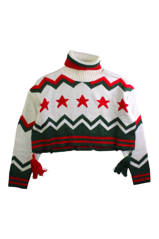 A Multicolour Knit Sweaters from Monnalisa in size 10Y for girl. (Front View)