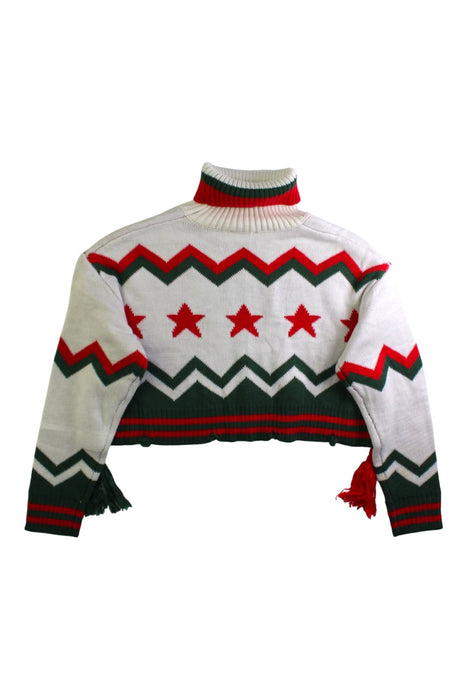 A Multicolour Knit Sweaters from Monnalisa in size 10Y for girl. (Back View)