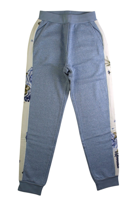 A Blue Sweatpants from Monnalisa in size 8Y for girl. (Front View)