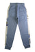 A Blue Sweatpants from Monnalisa in size 8Y for girl. (Front View)