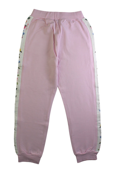 A Pink Sweatpants from Monnalisa in size 8Y for girl. (Back View)