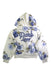A White Hooded Sweatshirts from Monnalisa in size 8Y for girl. (Back View)