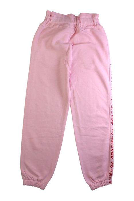 A Pink Sweatpants from Monnalisa in size 8Y for girl. (Back View)