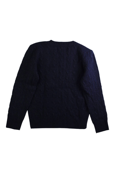 A Navy Knit Sweaters from Polo Ralph Lauren in size 8Y for boy. (Back View)