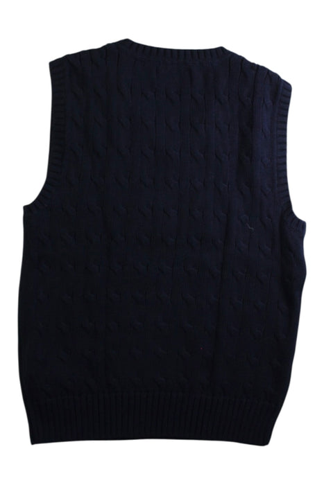 A Navy Sweater Vests from Polo Ralph Lauren in size 8Y for boy. (Back View)