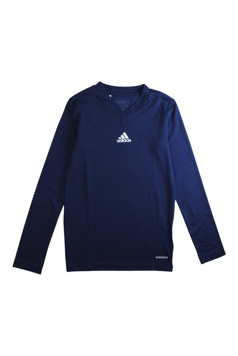 A Navy Active Tops from Adidas in size 9Y for neutral. (Front View)