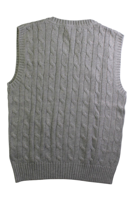 A Grey Dress Up Vests from Polo Ralph Lauren in size 8Y for boy. (Back View)
