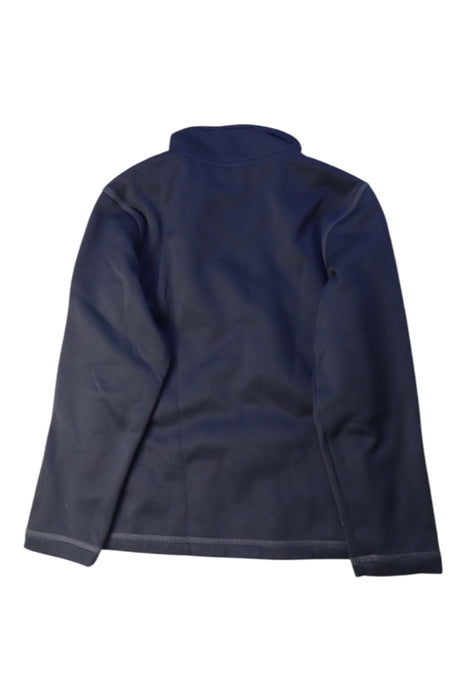 A Navy Zippered Sweatshirts from The North Face in size 6T for boy. (Back View)