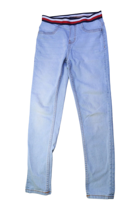 A Blue Jeggings from Tommy Hilfiger in size 8Y for girl. (Front View)