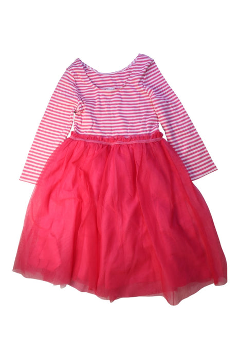 A Pink Long Sleeve Dresses from Boden in size 9Y for girl. (Back View)