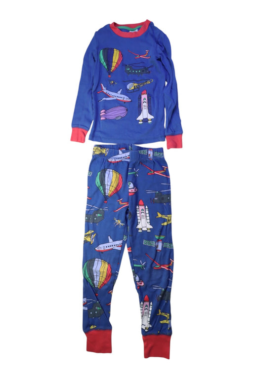 A Blue Pyjama Sets from Boden in size 6T for boy. (Front View)