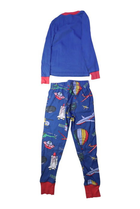 A Blue Pyjama Sets from Boden in size 6T for boy. (Back View)