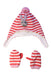 A Red Winter Hats from Boden in size 12-18M for girl. (Front View)