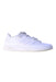 A White Sneakers from Adidas in size 11Y for neutral. (Front View)