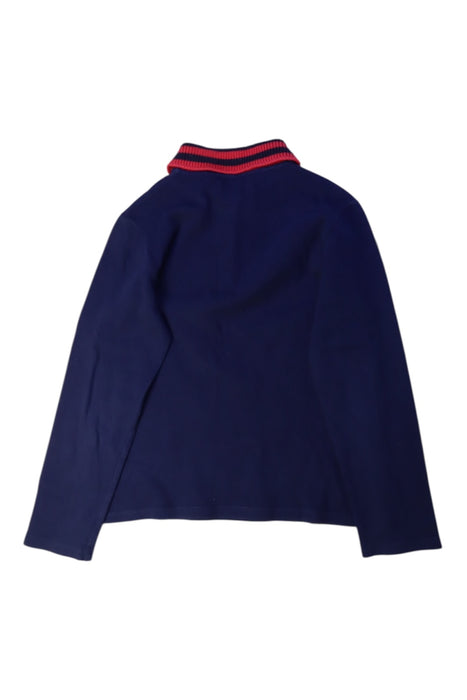 A Navy Long Sleeve Polos from Gucci in size 8Y for boy. (Back View)