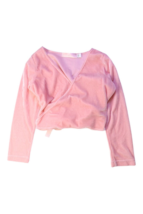 A Pink Long Sleeve Tops from Tutulamb in size 4T for girl. (Front View)