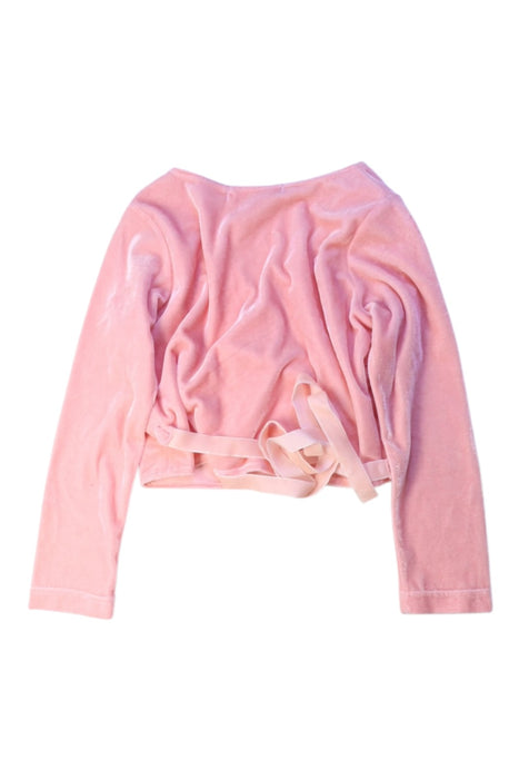 A Pink Long Sleeve Tops from Tutulamb in size 4T for girl. (Back View)