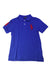 A Blue Short Sleeve Polos from Polo Ralph Lauren in size 6T for boy. (Front View)