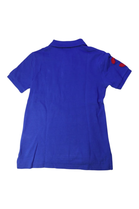 A Blue Short Sleeve Polos from Polo Ralph Lauren in size 6T for boy. (Back View)
