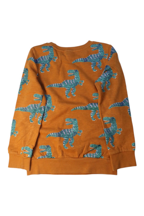 A Orange Crewneck Sweatshirts from Seed in size 8Y for boy. (Back View)