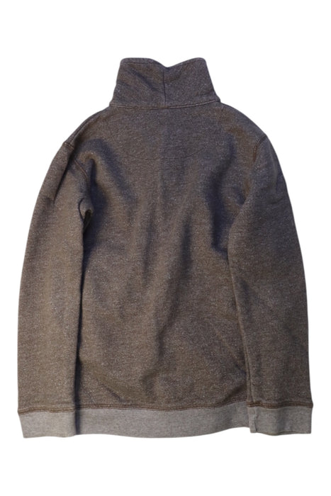 A Brown Cardigans from Fred Perry in size 7Y for boy. (Back View)