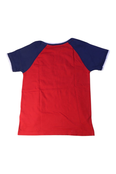 A Red Short Sleeve T Shirts from Polo Ralph Lauren in size 5T for boy. (Back View)