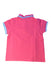 A Pink Short Sleeve Polos from Jacadi in size 4T for boy. (Back View)
