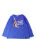 A Blue Long Sleeve T Shirts from Miki House in size 4T for boy. (Front View)