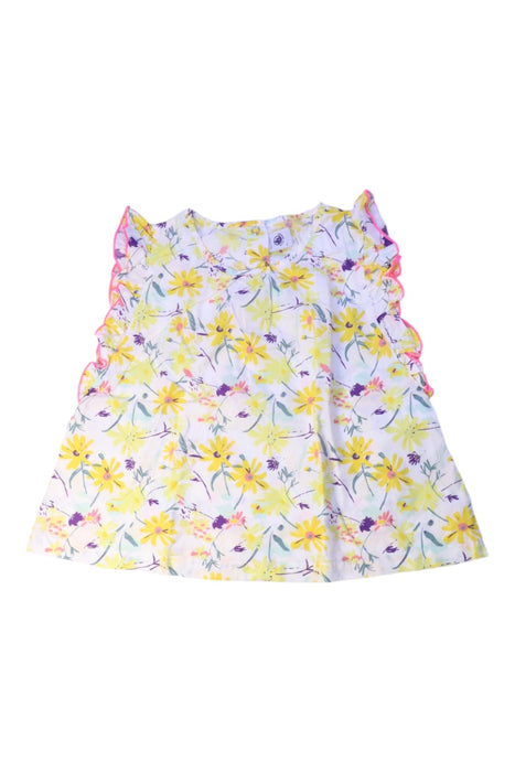 A Multicolour Sleeveless Dresses from Petit Bateau in size 8Y for girl. (Front View)