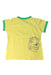 A Yellow Short Sleeve T Shirts from Miki House in size 4T for boy. (Back View)