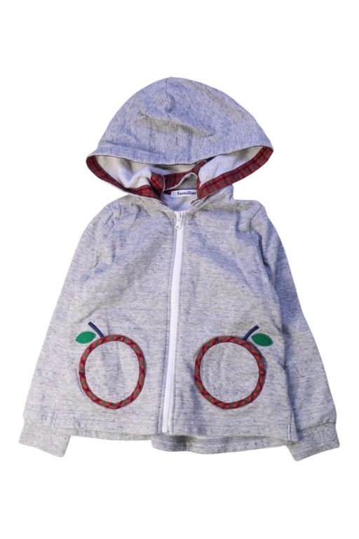 A Grey Lightweight Jackets from Familiar in size 2T for boy. (Front View)