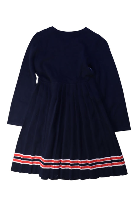 A Navy Sweater Dresses from Jacadi in size 8Y for girl. (Back View)