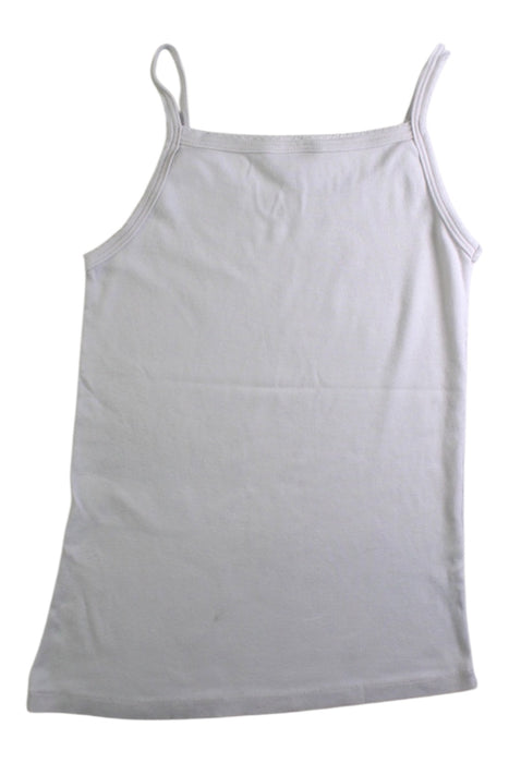 A White Sleeveless Tops from Petit Bateau in size 10Y for girl. (Back View)