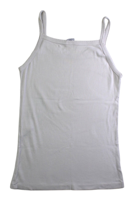 A White Sleeveless Tops from Petit Bateau in size 10Y for girl. (Back View)