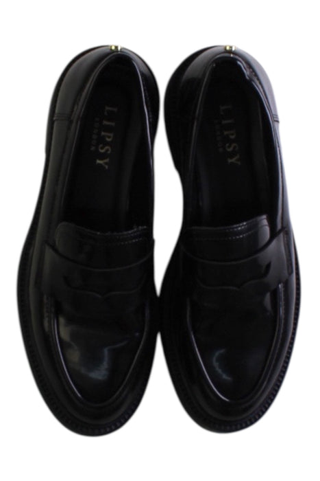 A Black Loafers & Moccasins from Lipsy London in size 12Y for girl. (Back View)
