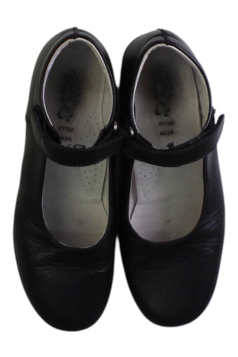 A Black Flats from Rossano in size 11Y for girl. (Back View)