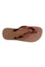 A Beige Flip Flops from Havaianas in size 10Y for girl. (Front View)