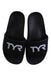 A Black Slippers from TYR in size 11Y for boy. (Back View)