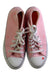 A Pink Sneakers from Converse in size 11Y for girl. (Back View)