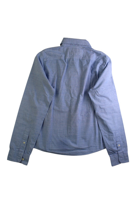 A Blue Long Sleeve Shirts from Abercrombie & Fitch in size 14Y for boy. (Back View)
