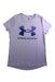 A Purple Active Tops from Under Armour in size 10Y for girl. (Front View)