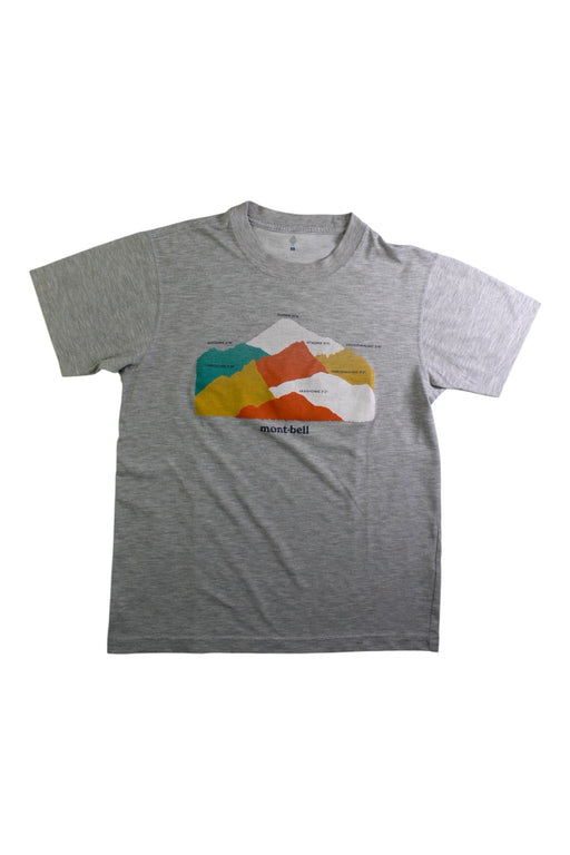 A Grey Short Sleeve T Shirts from Mont-bell in size 13Y for boy. (Front View)