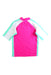 A Pink Rash Guards from Sunbusters in size 6T for girl. (Back View)