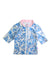 A Blue Rash Guards from Platypus in size 8Y for girl. (Front View)